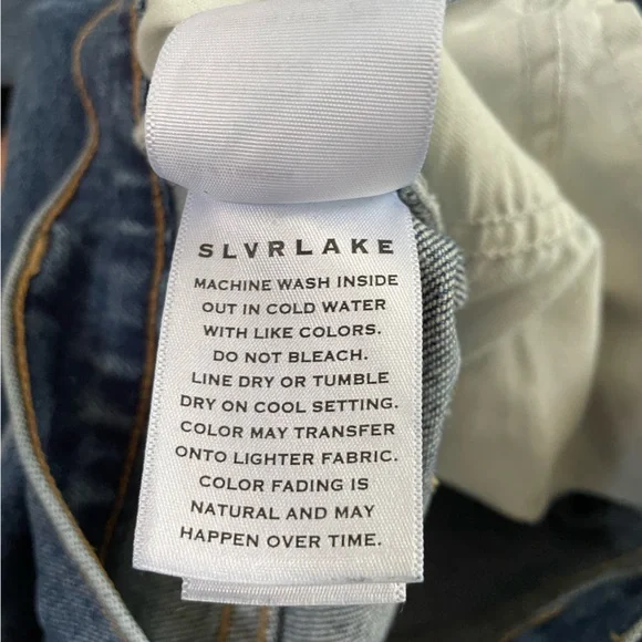 SLVRLAKE Beatnik Ankle Jeans Promised Land Blue Denim Size 28 - Picture 10 of 13